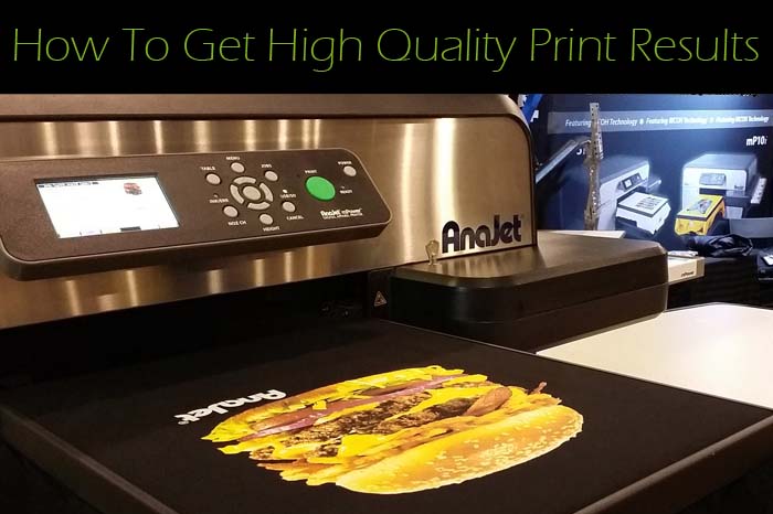 How to get high quality prints