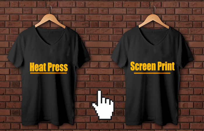 Heat Press Vs. Screen Print: What is the Difference?